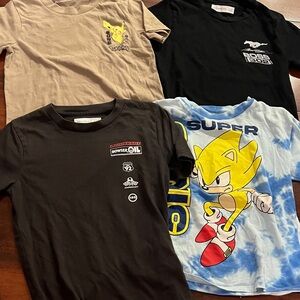 Abercrombie Kids Graphic Tees - Black, Brown, Blue